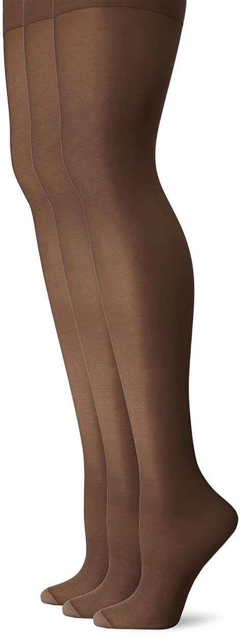 legs pantyhose|L'eggs Women's Energy 3 Pack Control Top Sheer Toe Panty Hose.